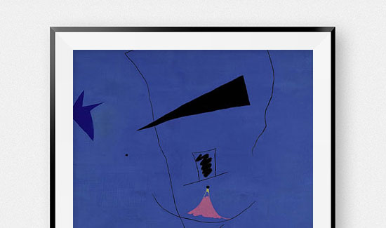 Peinture (Etoile bleue) by Joan Miro