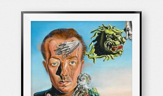 Portrait of Paul Eluard by Salvador Dali